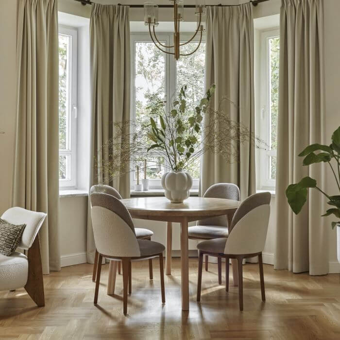 wnętrze modern classic w stuletniej willi na Mokotowie