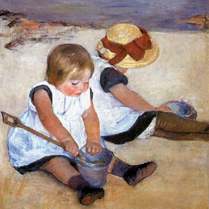 1884 r., Mary Cassatt. Dzieci na obrazach