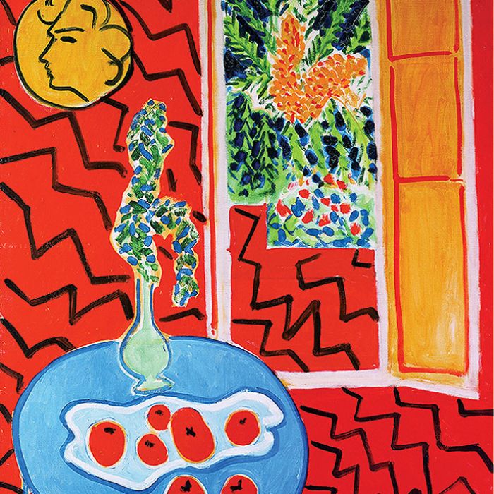 Henri Matisse Czerwone wnętrze z martwą naturą , 1947 r.