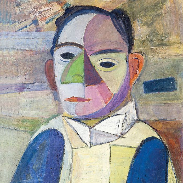 Mężczyzna w żółtej kamizelce , 1965 r.