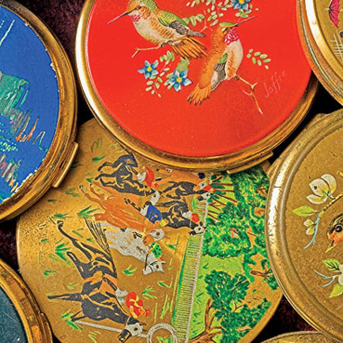 Vintage, Stratton. Opakowania kosmetyków