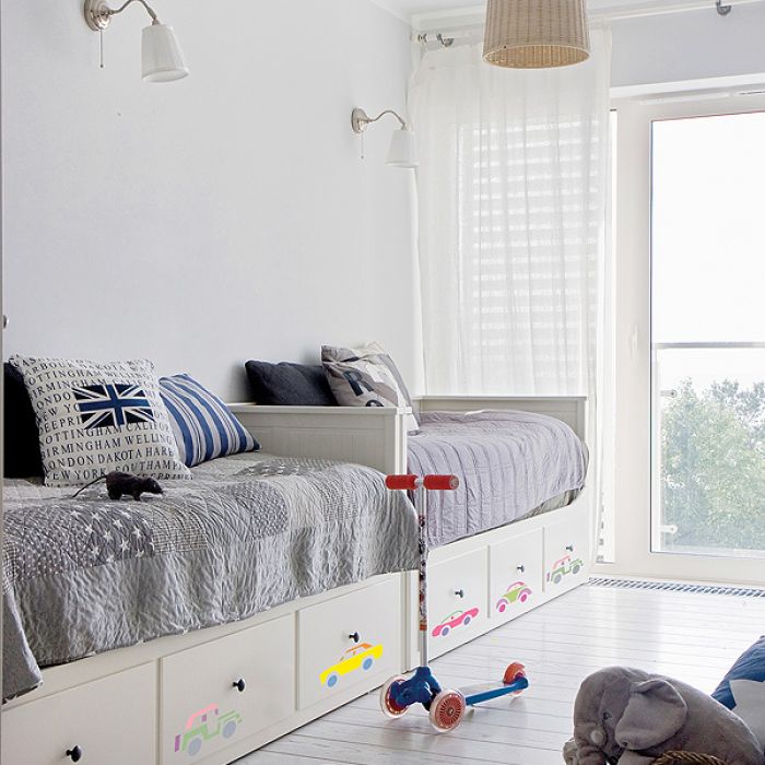 Wzór w dziecięcym pokoju. Dekoracja dla najmłodszych