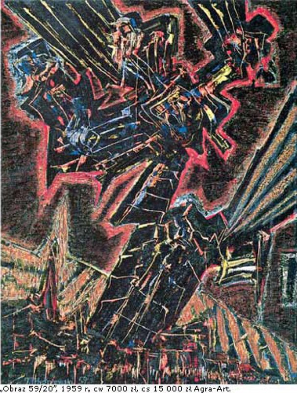 Choć domagno się Bierutów i Stalinów , Jerzy Tchórzewski malował po swojemu.