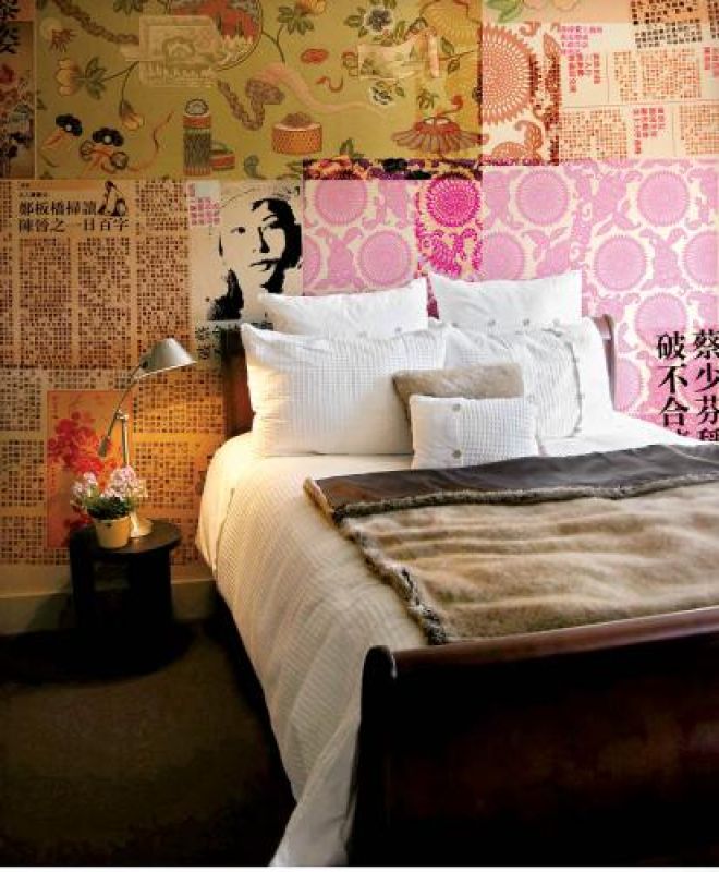 Joanna Szachowska- Kolaż z chińskimi motywami.