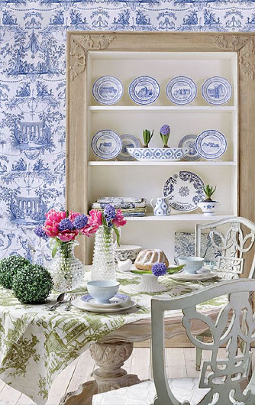 Wielkanocne dekoracje i zastawa