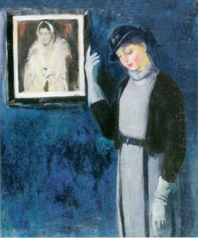 Tadeusz Pruszkowski Portret młodej malarki II , około 1920 r., cw. 97 500 zł, SZTUKA.