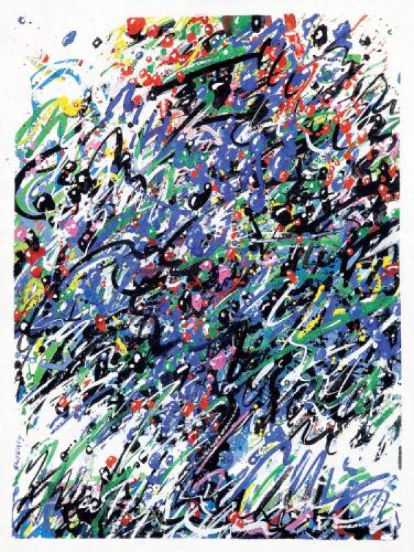 Waldemar Świerzy Projekt plakatu KAW , 1984 r, cw 4500 zł, DESA UNICUM