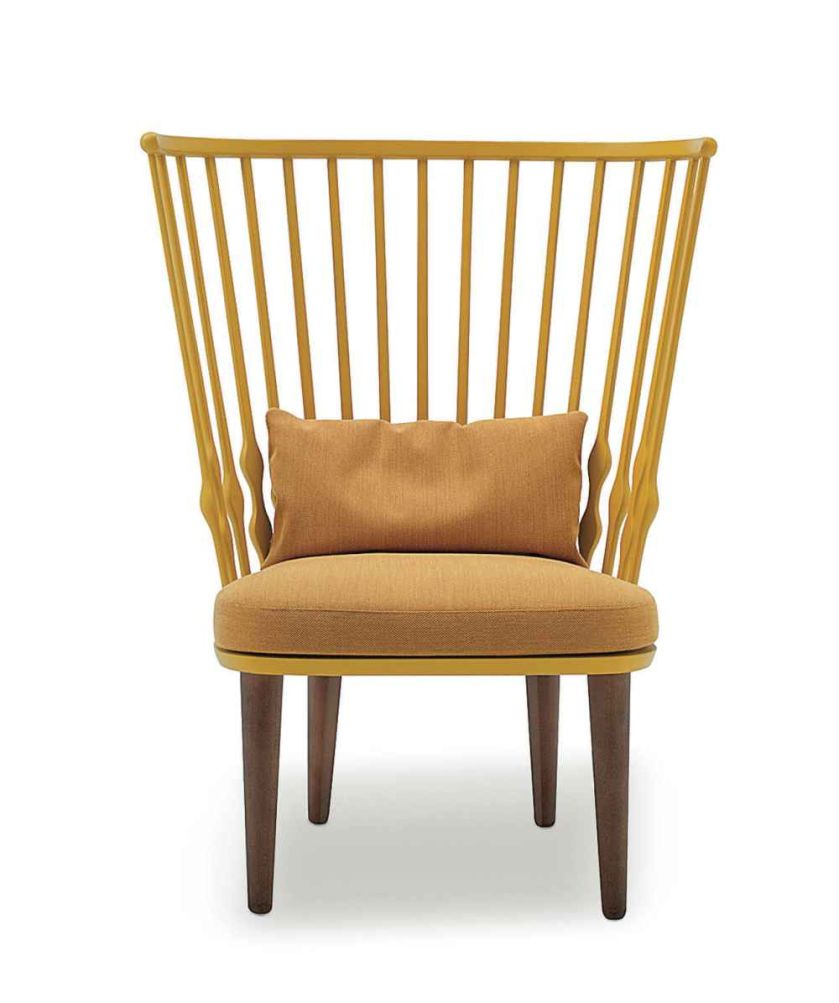 NUB CHAIR, zachwyca rzeźbionym oparciem, drewno bukowe, PATRICIA URQUIOLA, atakdesign.pl