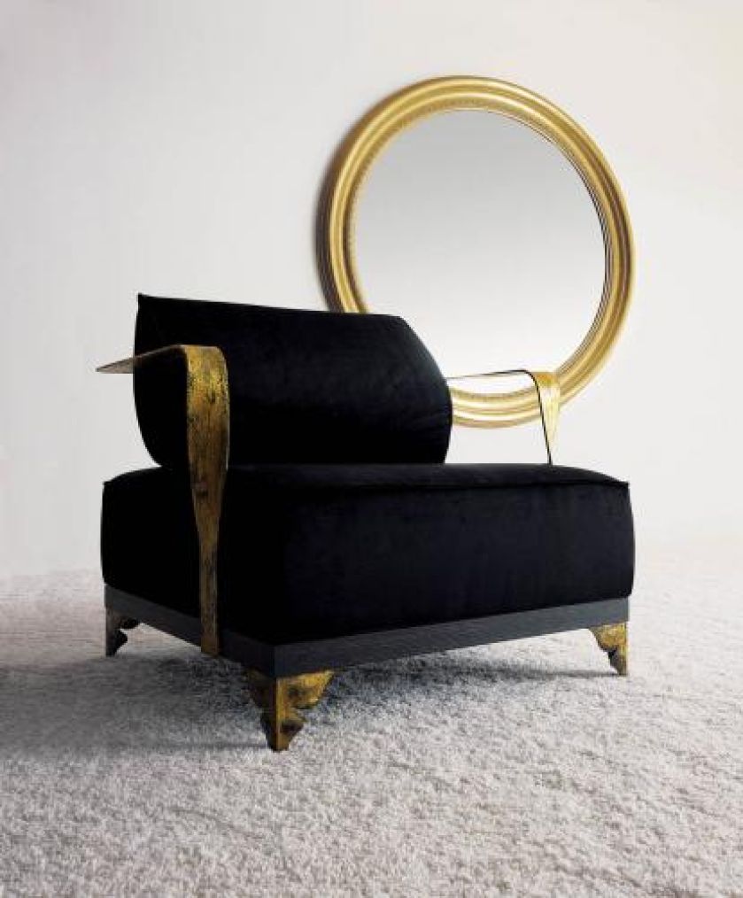 Fotel Bikla od Ego Zerventiquattro. Ma nogi i podłokietniki ze stali, ale mogą być też drewniane. Cena- od 2525