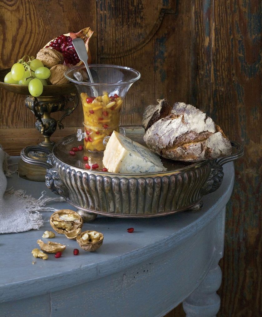 Chutney z mango, gruszki i granatu. Romantyczna kolacja dla dwojga: dania z owocem granatu