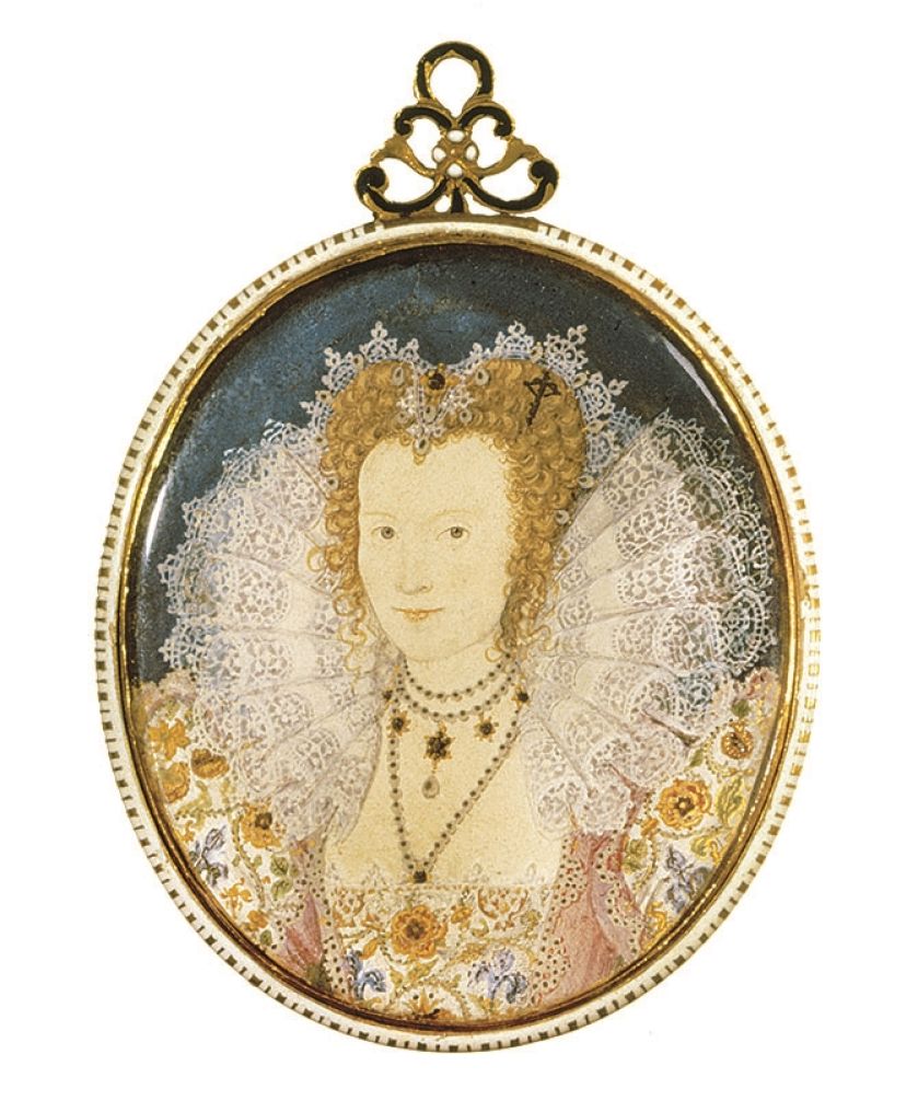 Nicholas Hilliard, Portret nieznanej kobiety , XVII w.