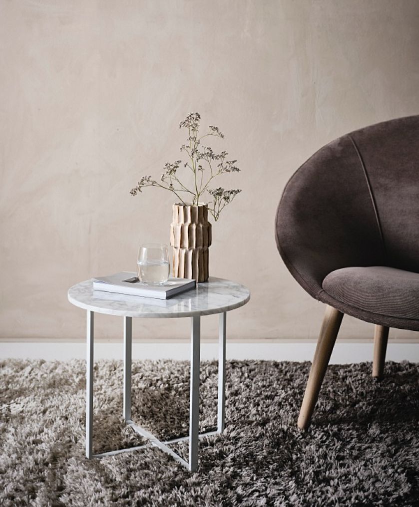 stolik kawowy z marmurowym balatem