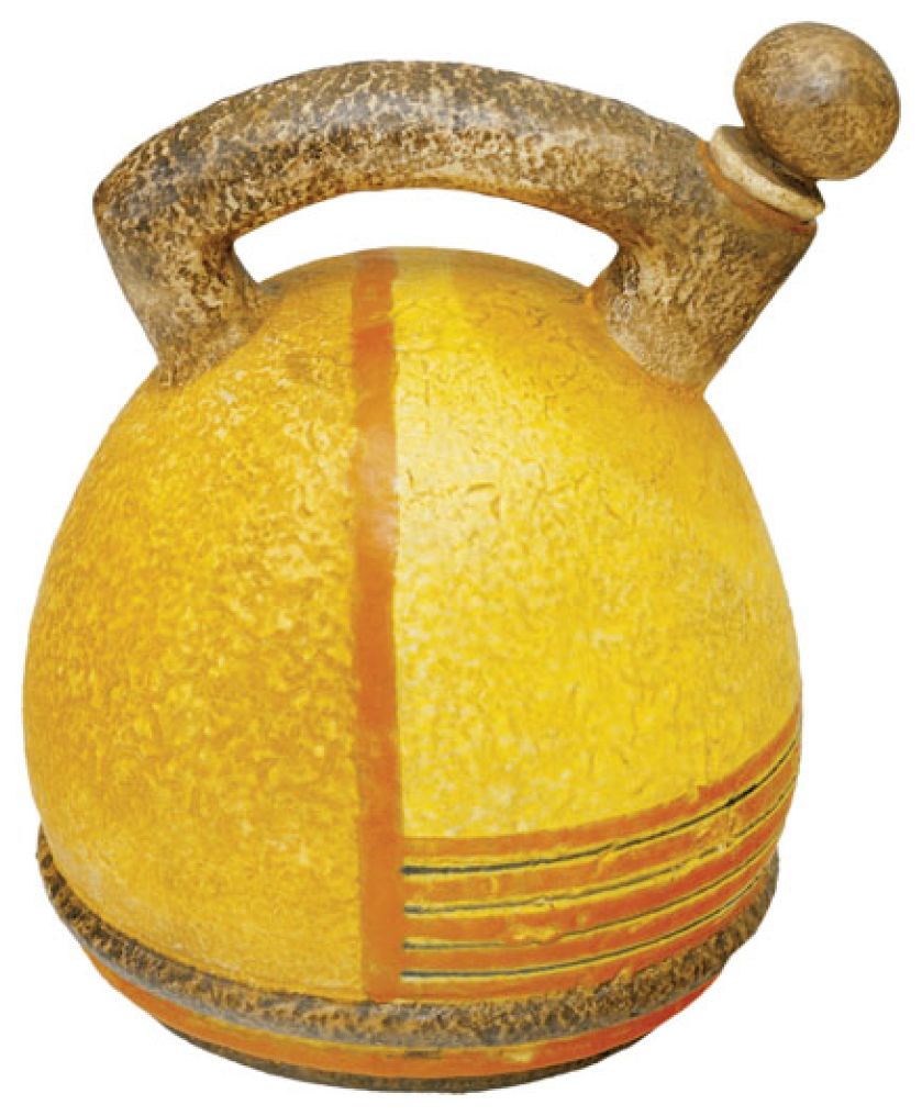 Zabytkowy dzbanek. Majolika