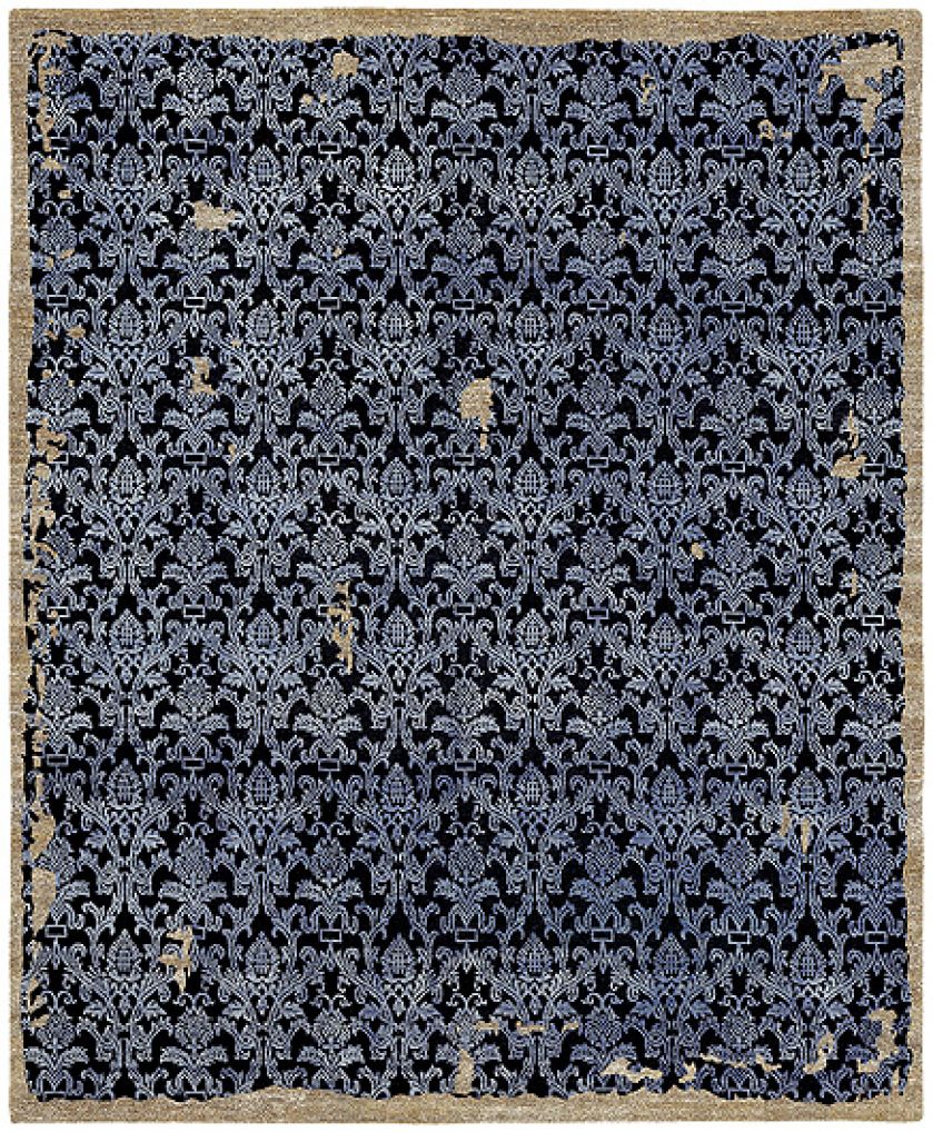 Stare jak nowe: moda na specjalnie postarzane dywany.