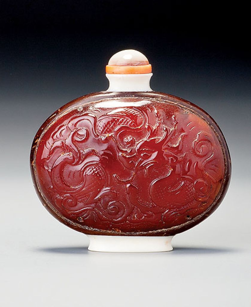 Przełom XVIII/XIX w., bonhams.com. Bursztyn