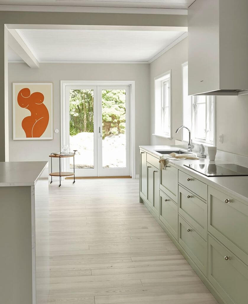 Meble kuchenne w stylu szejkerskim