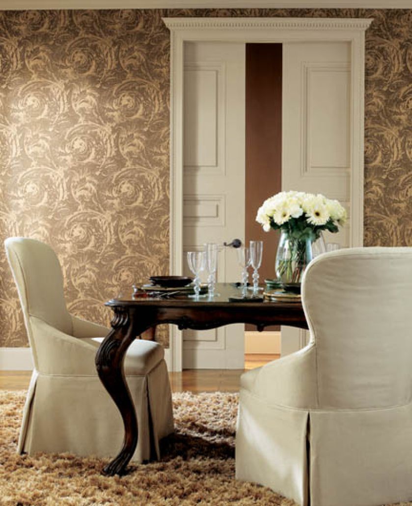 Tapeta Valencia - współczesna interpretacja klasyki. Projekt - Ronald Redding.