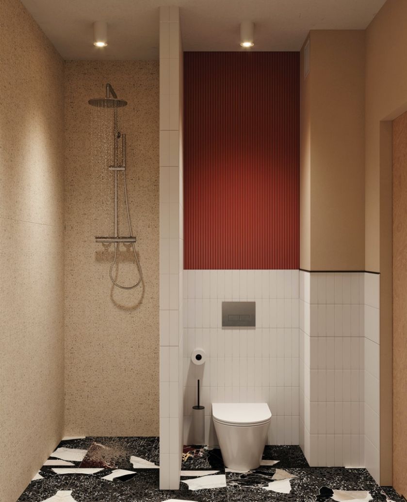 mieszkanie 33 m2 łazienka