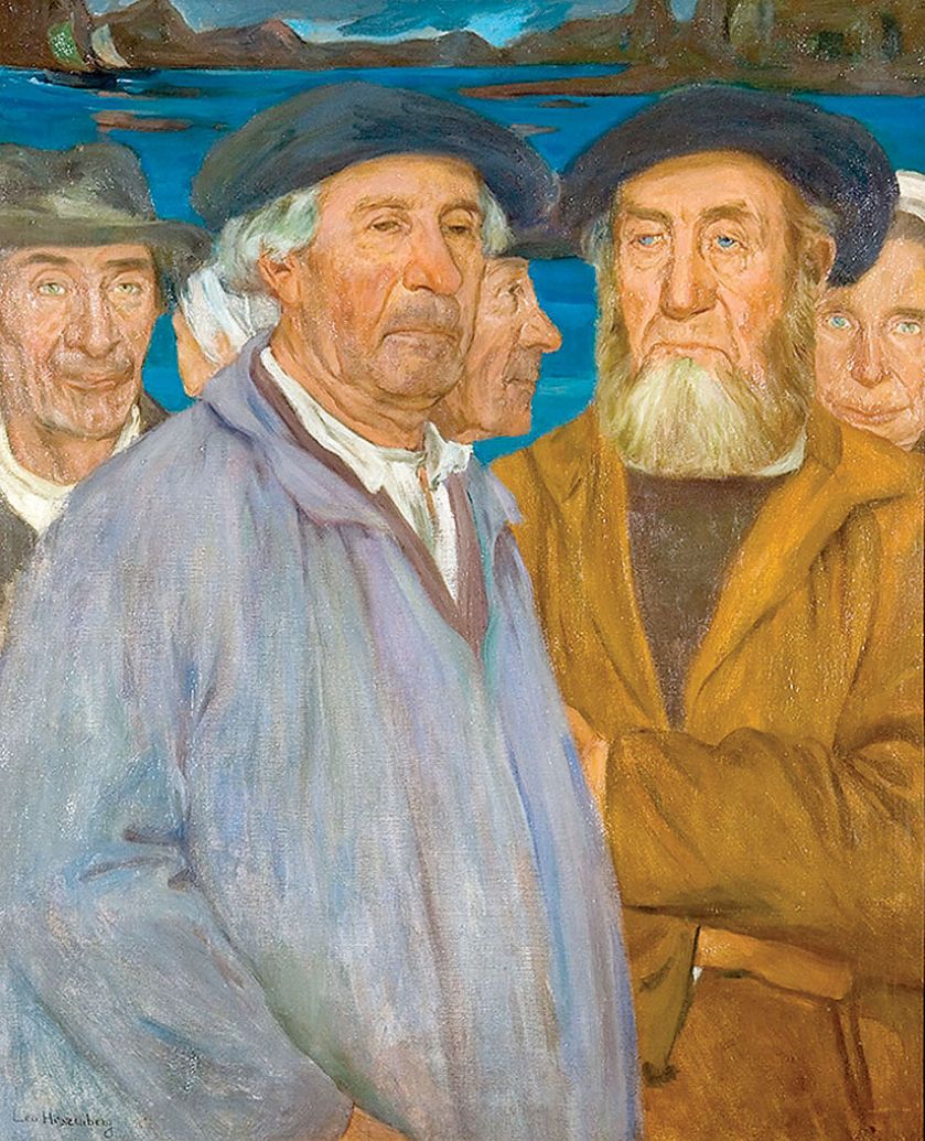 Leon Hirszenberg, Rybacy (własność Muzeum Sztuki w Łodzi).