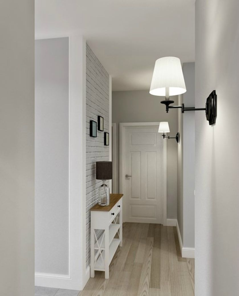 Oświetlenie to bardzo istotna sprawa w wąskim i zazwyczaj ciemnym przedpokoju. Fot. EG projekt