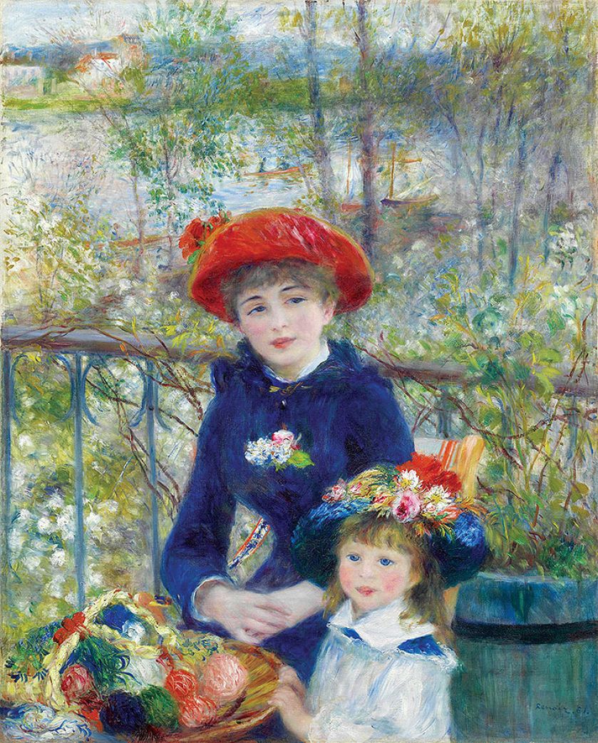 Pierre-Auguste Renoir Dwie siostry na tarasie , 1881 r.