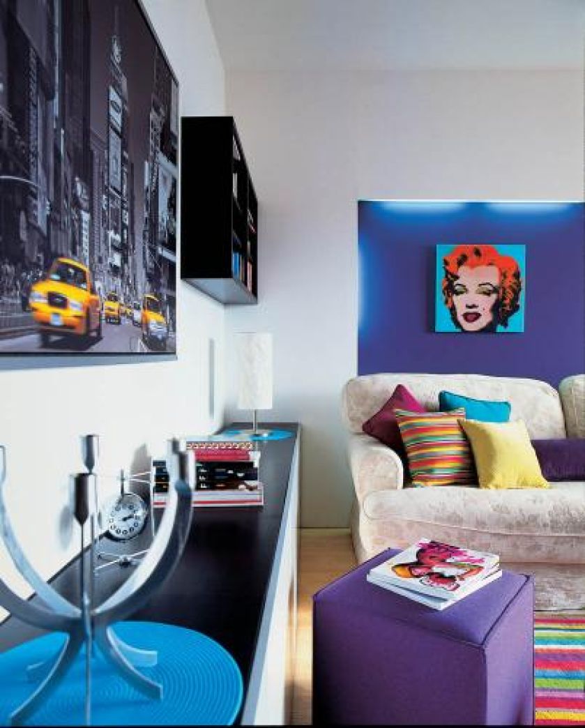 Marlin Monroe to reprodukcja słynnego obrazu Andy ego Warhola, ale kolory Kamila dobrała sama.