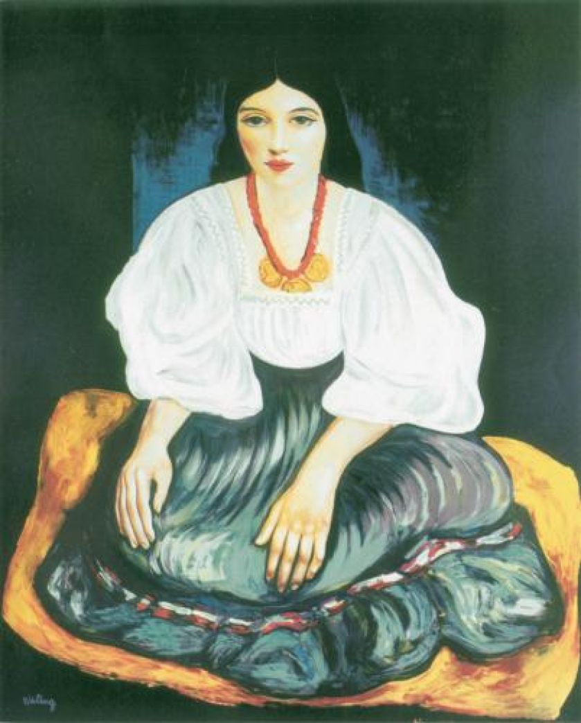 Mojżesz Kisling Portret dziewczyny , cw 2700 zł, RYNEK SZTUKI