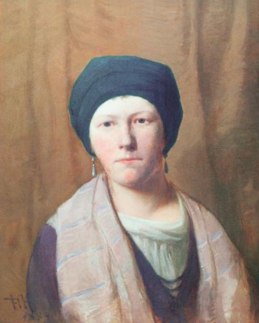 Roman Kochanowski, Portret narzeczonej 1884 r., własność prywatna.