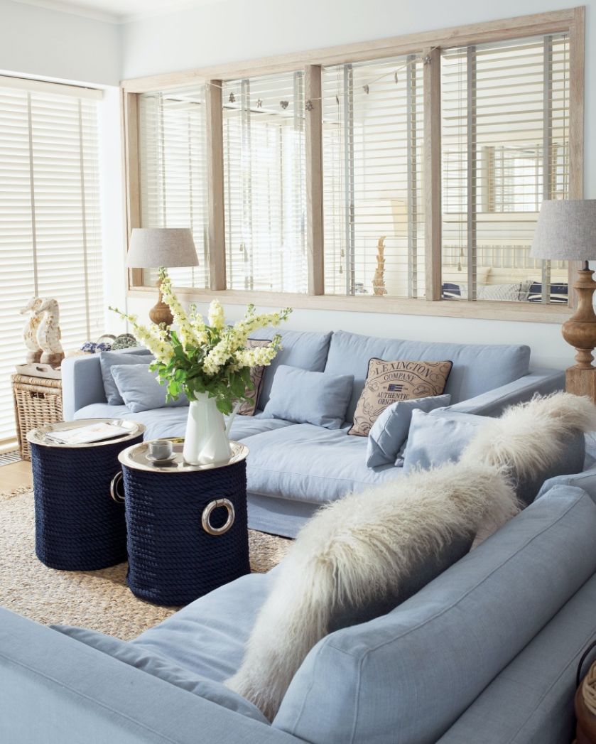 salon w stylu marynistycznym aranżacje