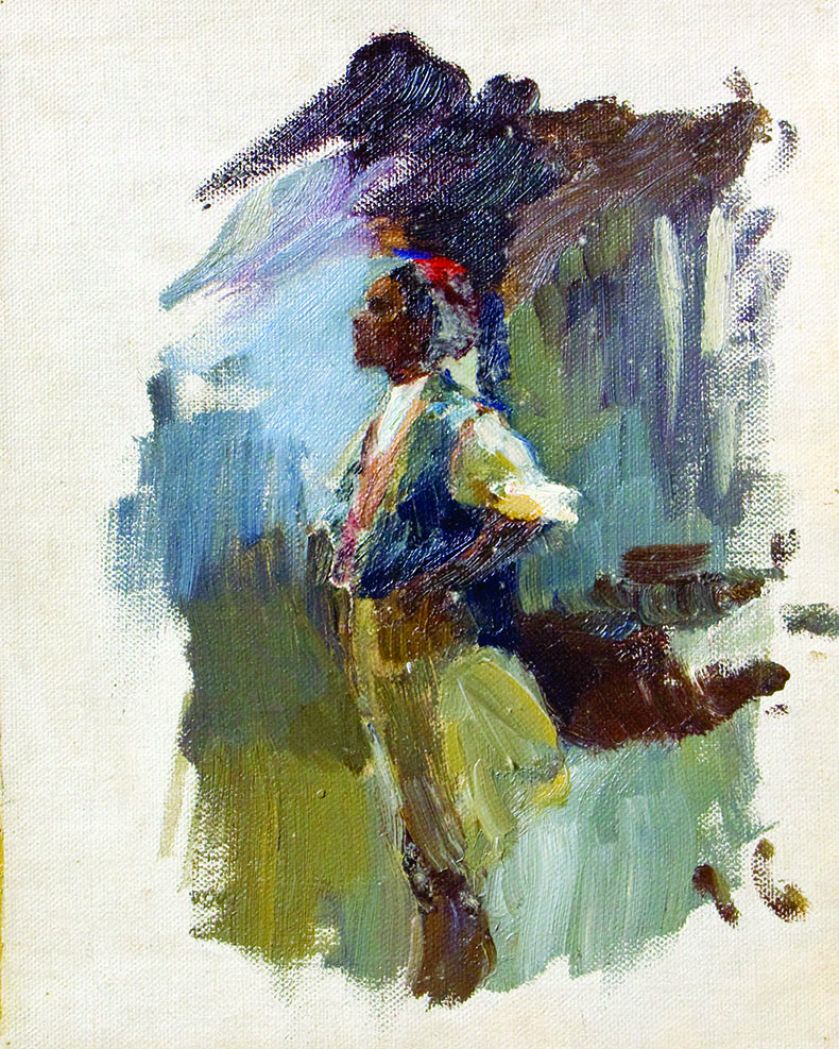 Tetuan. Młody Arab. Z podróży do Maroka , 1898 r.