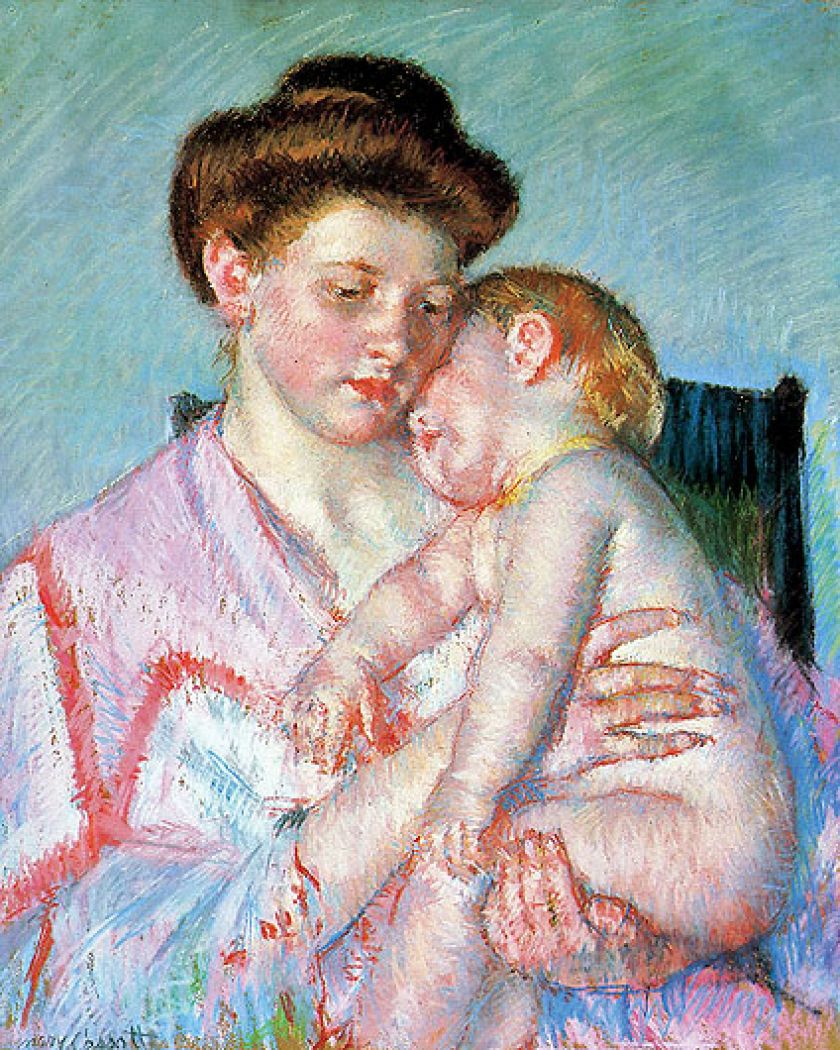 1910 r., Mary Cassatt. Dzieci na obrazach