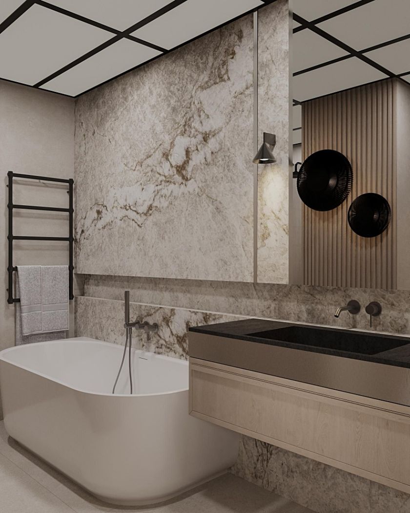 łazienka styl eklektyczny