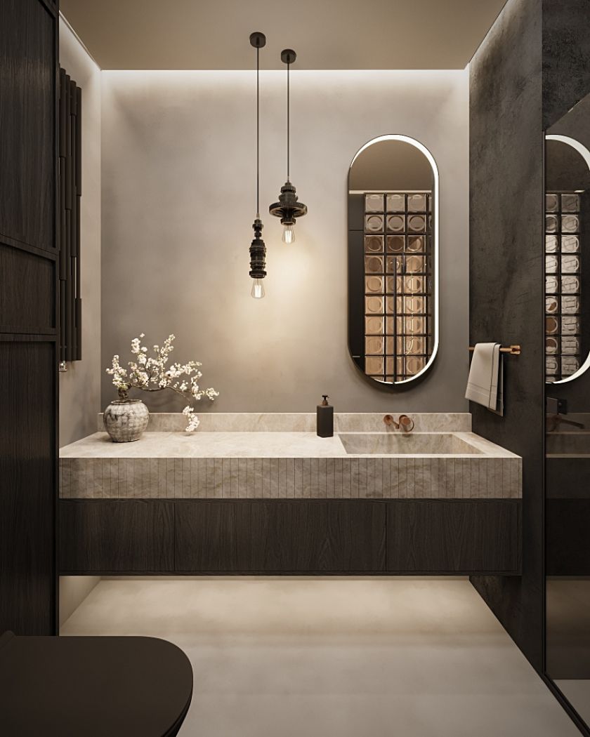 łazienka styl eklektyczny