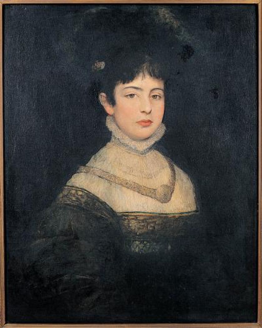 Maurycy Gottlieb Portret Laury Henschel-Rosenfeld , 1877 r., Muzeum Sztuki w Tel Awiwie