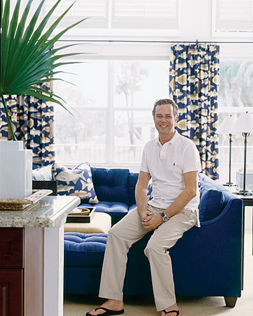 T. Keller Donovan. Śródziemnomorska willa w błękitach