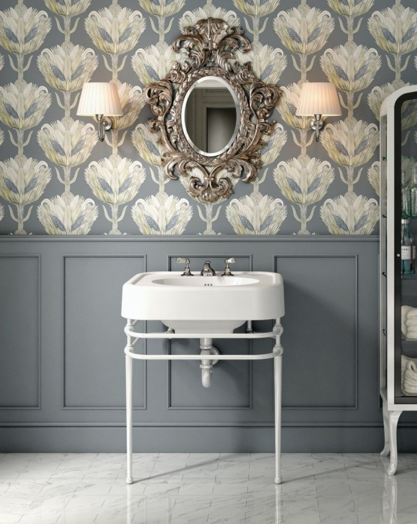 ciemne kolory w łazience tredny 2022