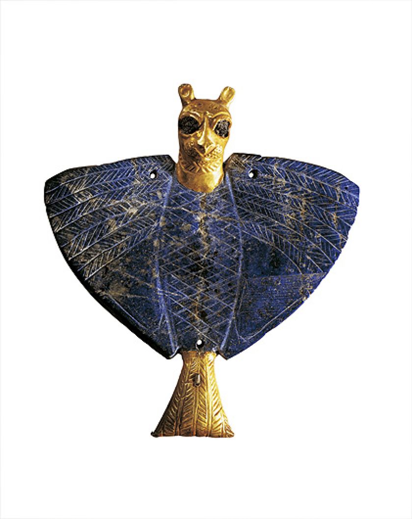 Orzeł z głową lwa, Mari, Syria. Klejnoty Mezopotamii