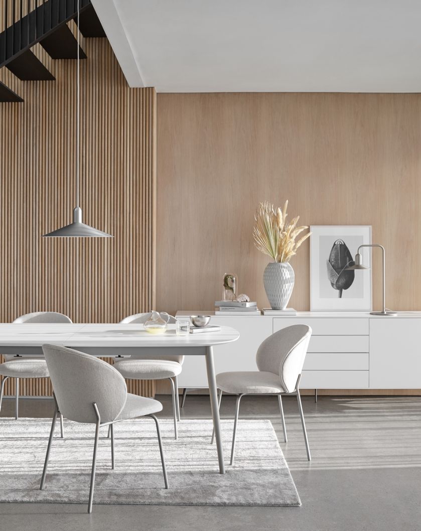 biały stół do jadalni