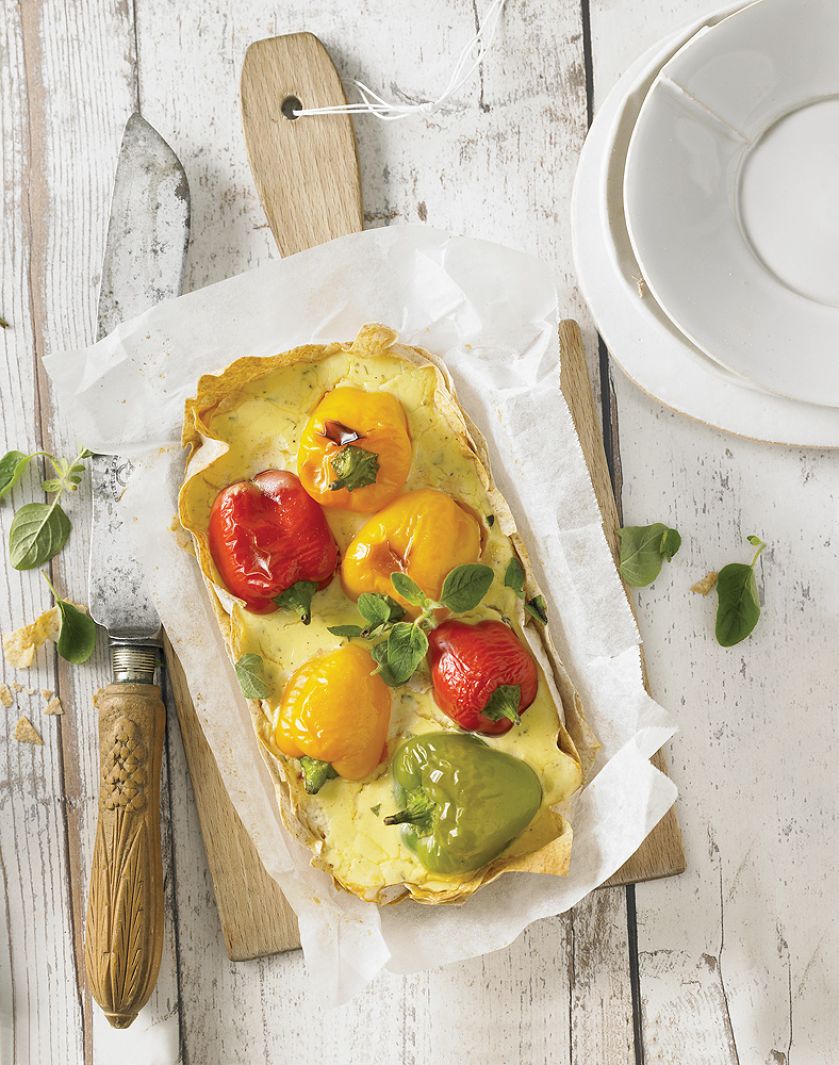 Tarta paprykowa. Nowalijki w stylu orientalnym