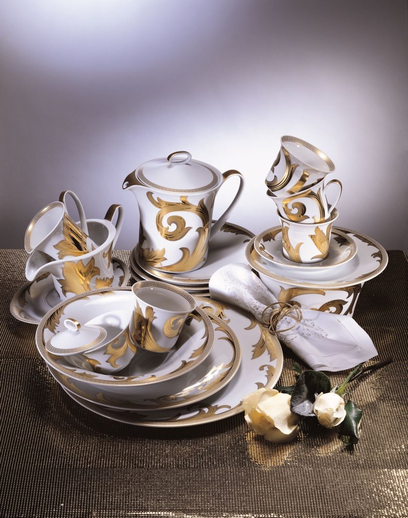 Porcelana Rosenthal Versace Arabesque Gold