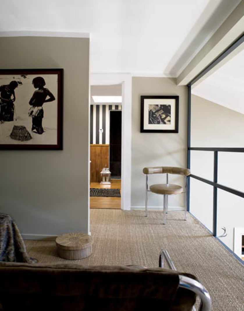 Loft ze stalową antresolą