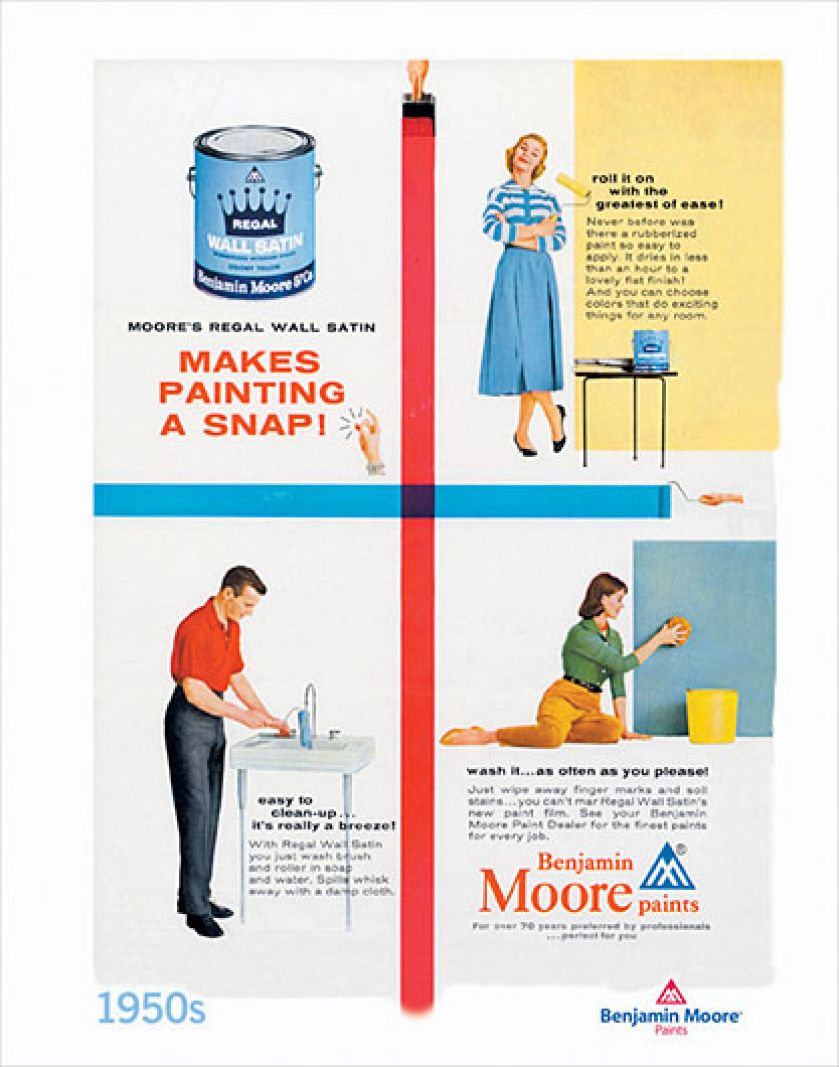 Reklama farb Benjamina Moore. Spełnione marzenia