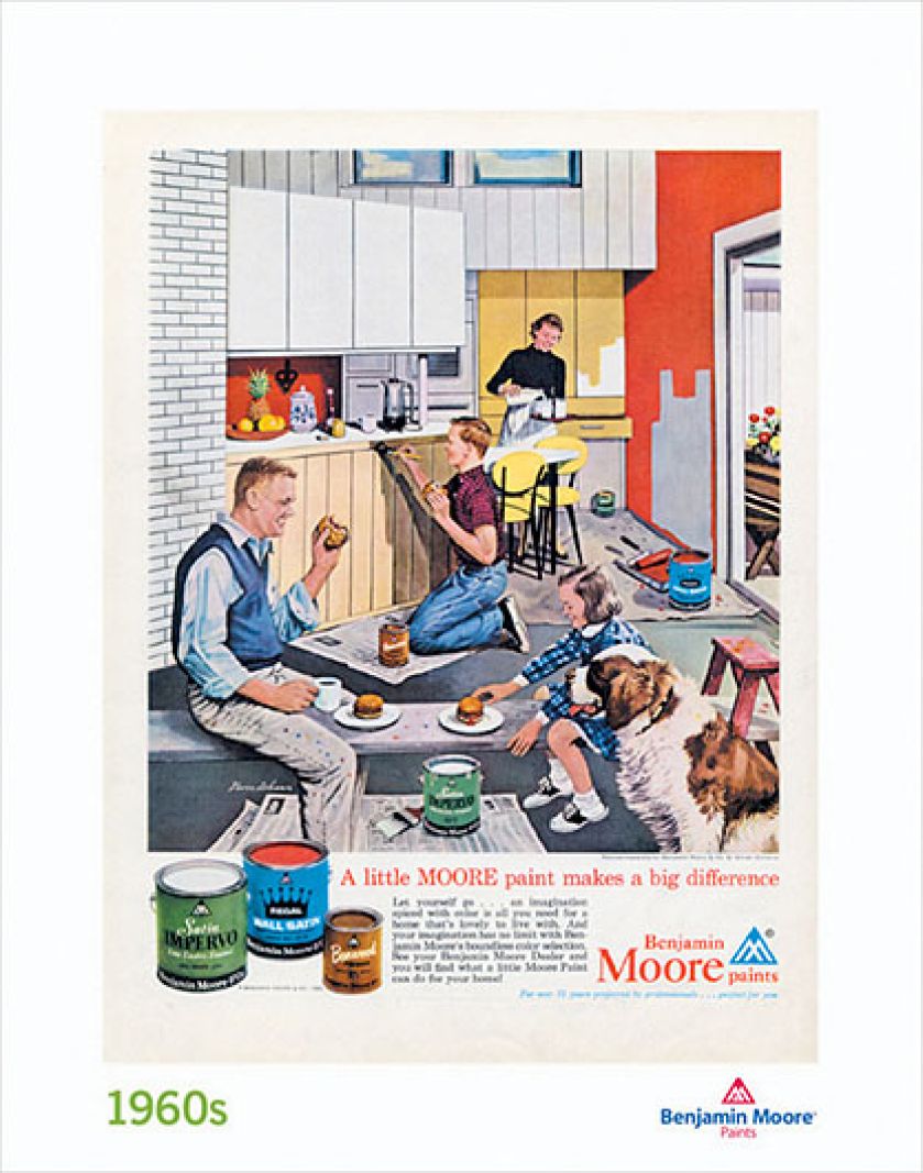 Reklama farb Benjamina Moore. Spełnione marzenia