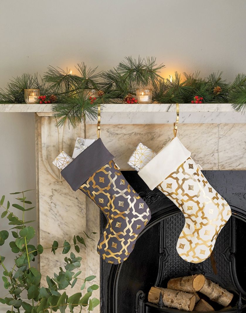 dekoracje bożonarodzeniowe skarpety