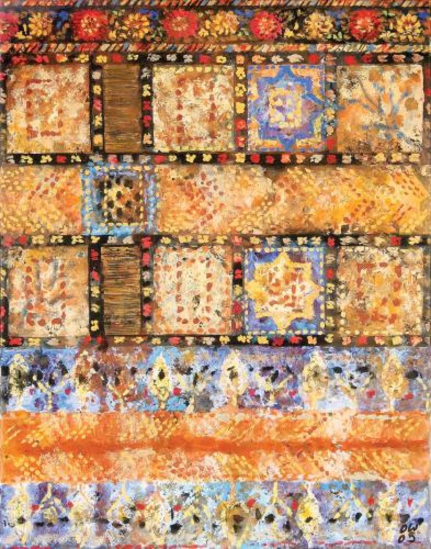 Malowane kobierce Olgi Wolniak