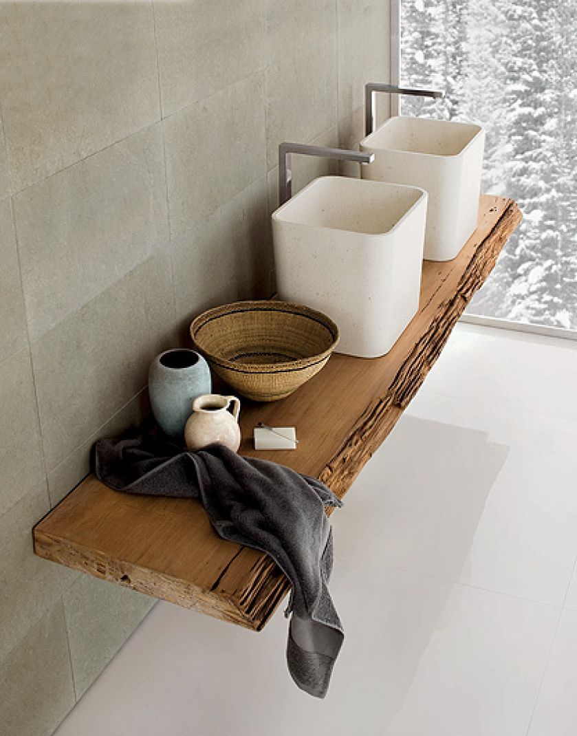 Łazienka zaprojektowana przez Matteo Thuna.