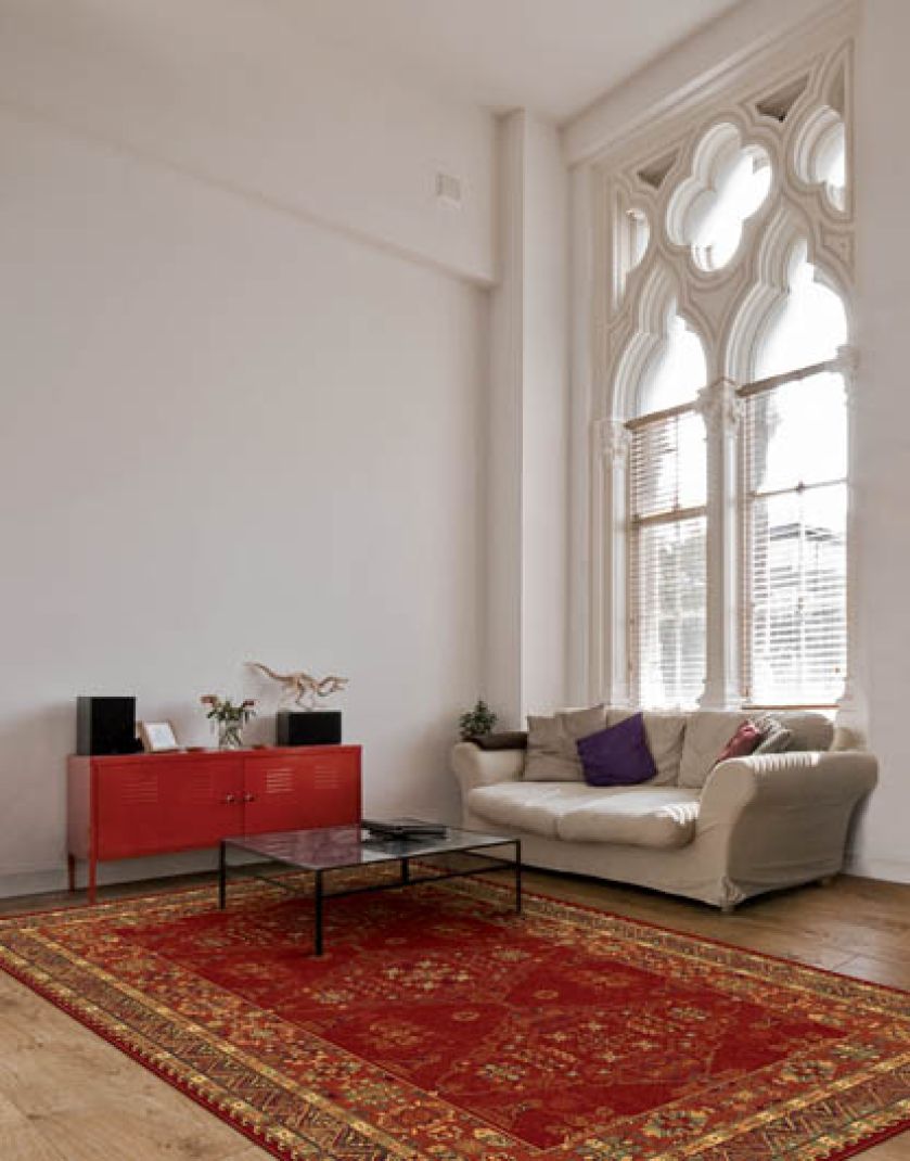 Ma tradycyjny wzór, z wełny nowozelandzkiej, 170 x 235 cm, ok. 1180 zł. DYWILAN