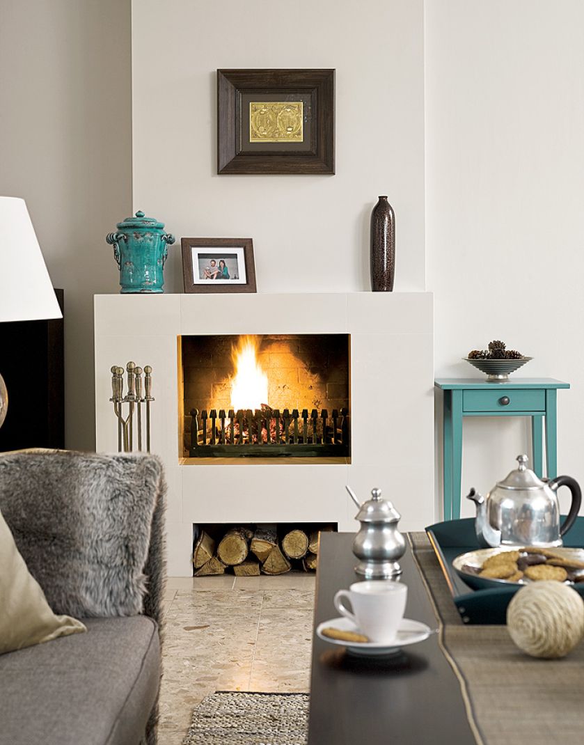 Nietypowy kolor przewodni to ryzyko - jeden źle dobrany akcent może zepsuć cały efekt. Beże okazały sie bezpiecznym tłem.