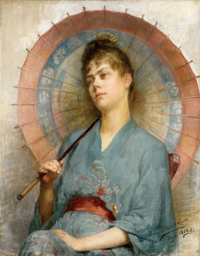 Kobieta z japońska parasolką , 1888 r.