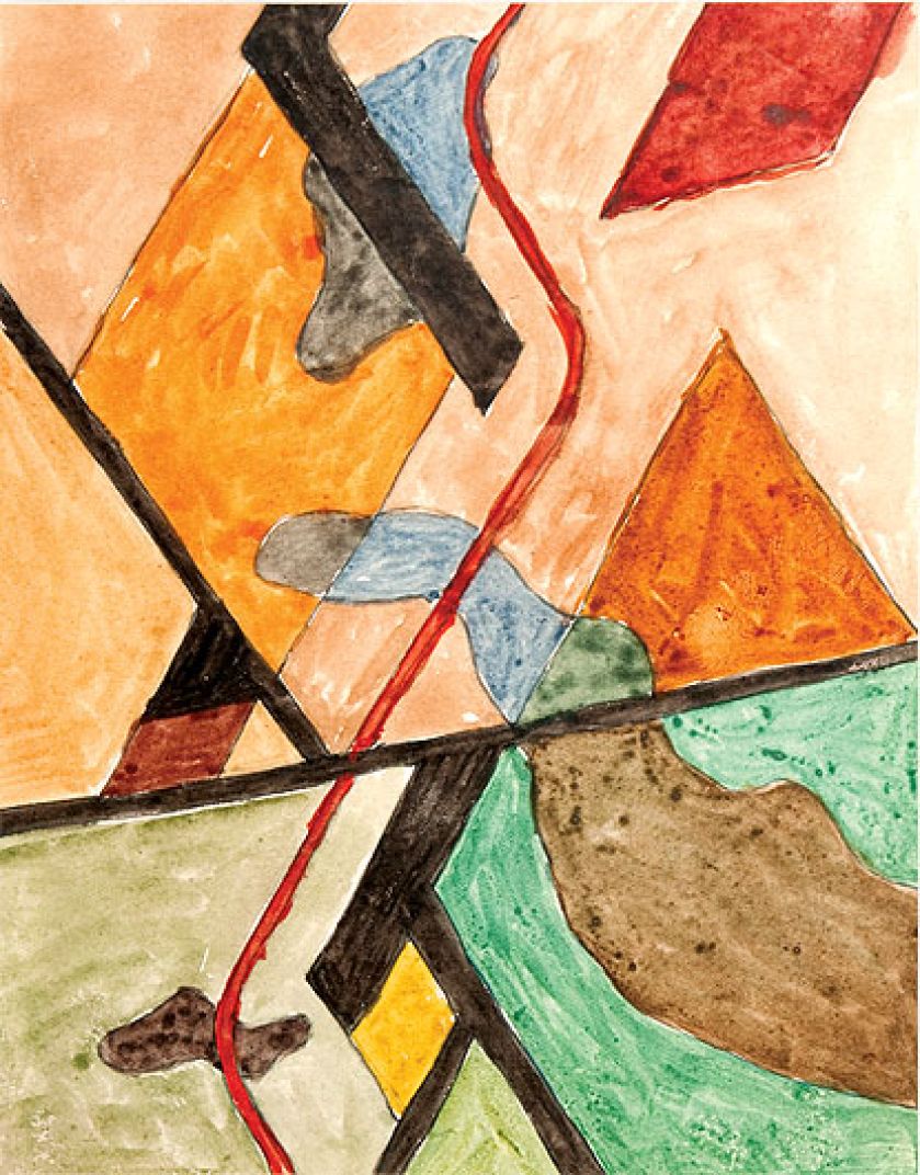 Kompozycja abstrakcyjna, lata 50. Salon Antykwaryczny Nautilus